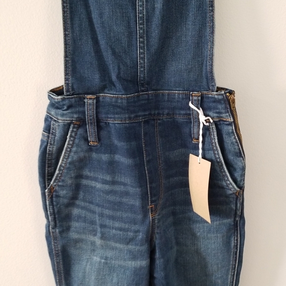 Madewell | Distressed Fray Hem Overalls (sz XXS) - Picture 6 of 8